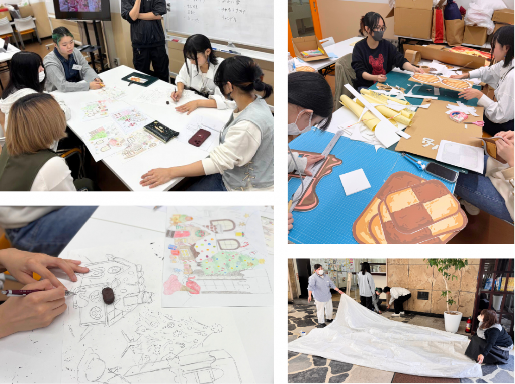 製菓クリスマスディスプレイ